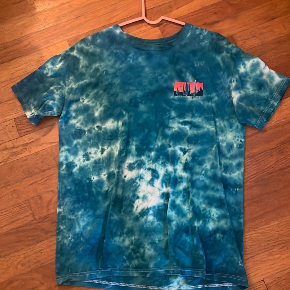 Tie Dye Death Valley Arizona tee L